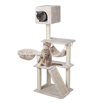 Cat Tree Tower Condo House Post Scratching Furniture Play Pet Activity Kitty Bed PaWz